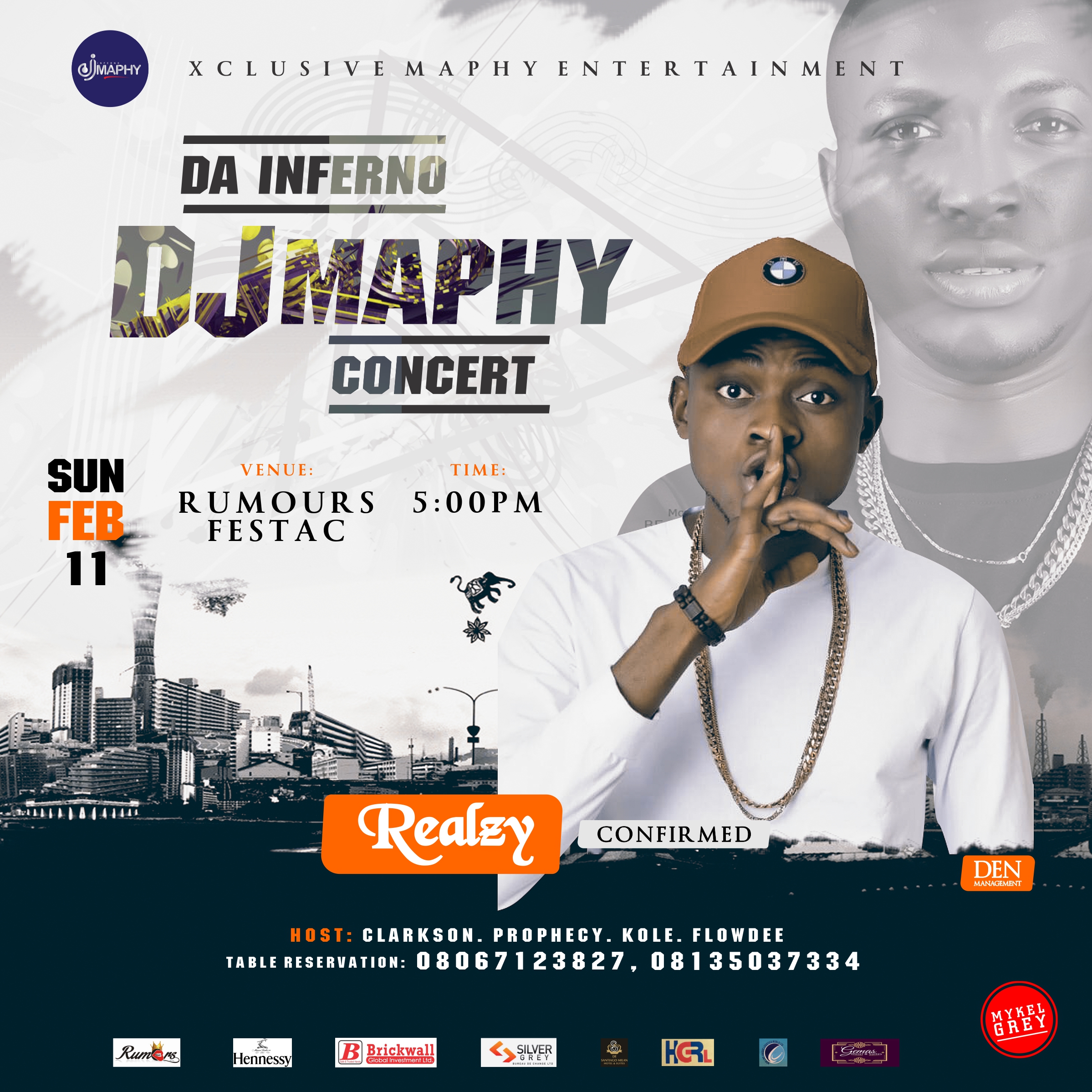 Blow Money Records Finest “Realzy” For Inferno Dj Maphy Concert 2018