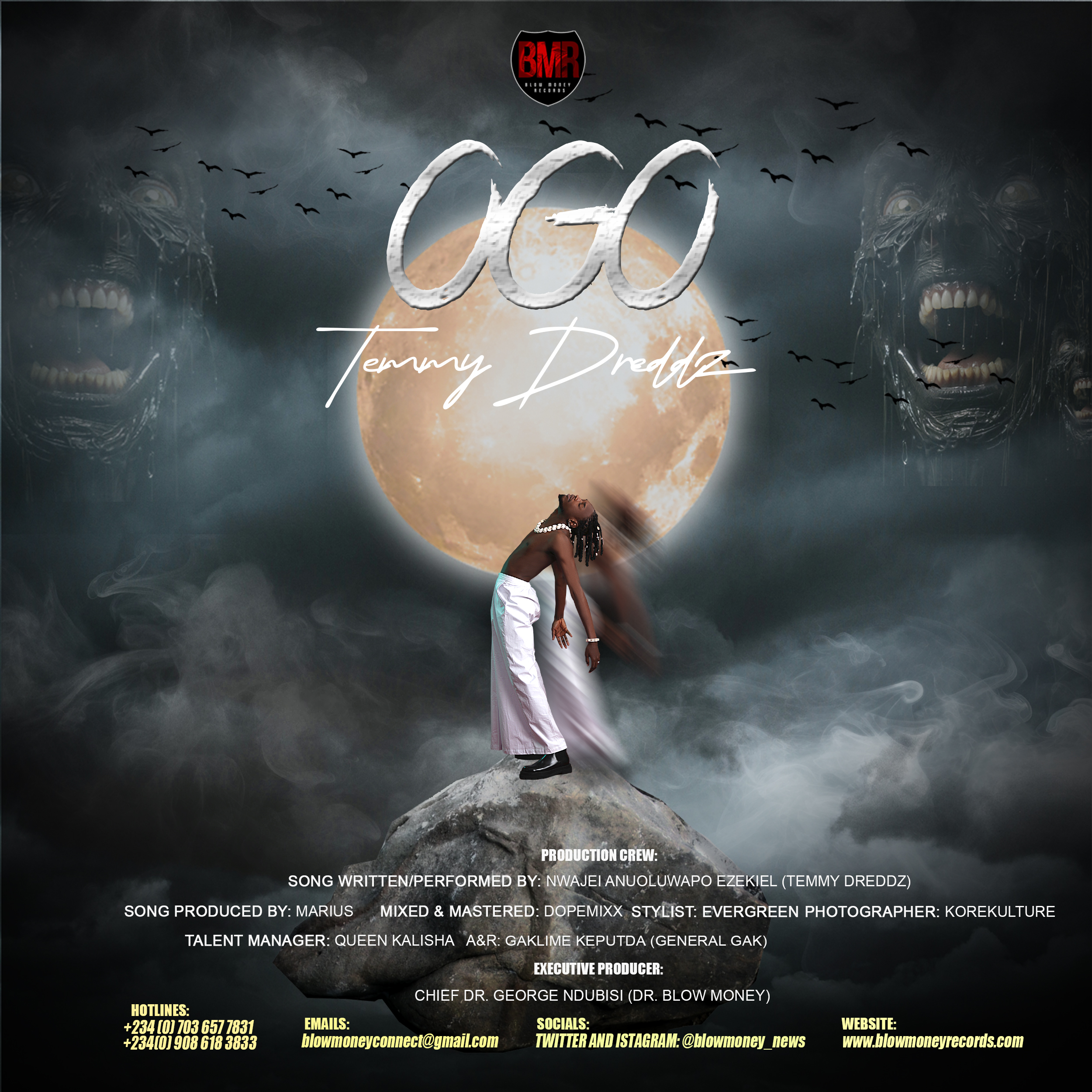 Temmy Dreddz to Release “OGO” on Friday, August 22nd via Blow Money Records